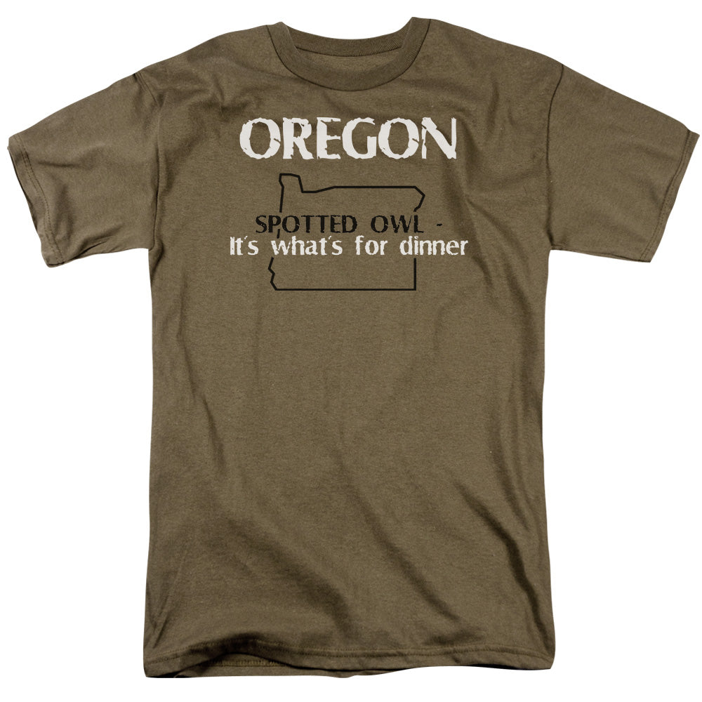 Oregon - Short Sleeve Adult 18 - 1 - Safari Green T-shirt