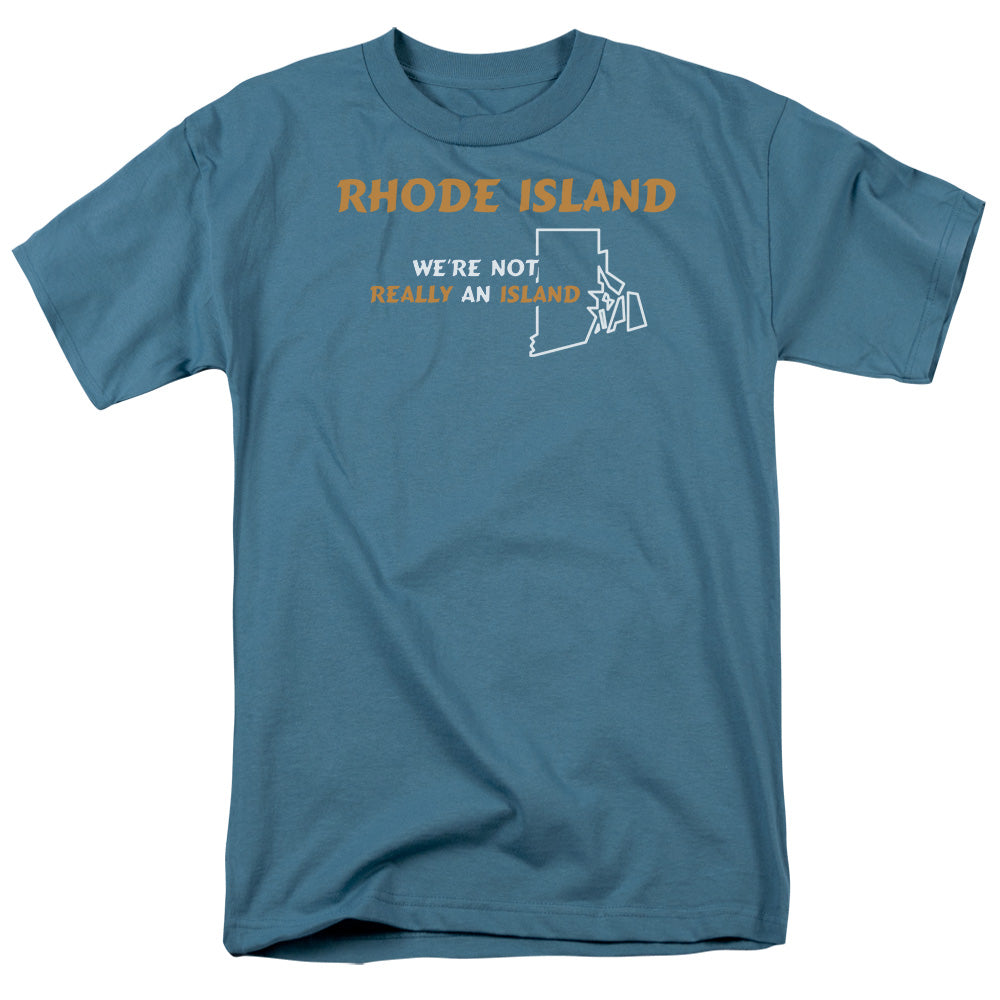 Rhode Island - Short Sleeve Adult 18 - 1 - Slate T-shirt