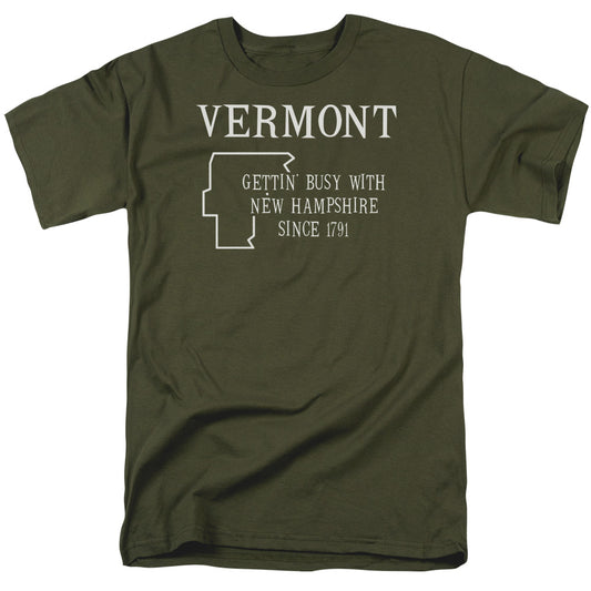 Vermont - Short Sleeve Adult 18 - 1 - Military Green T-shirt