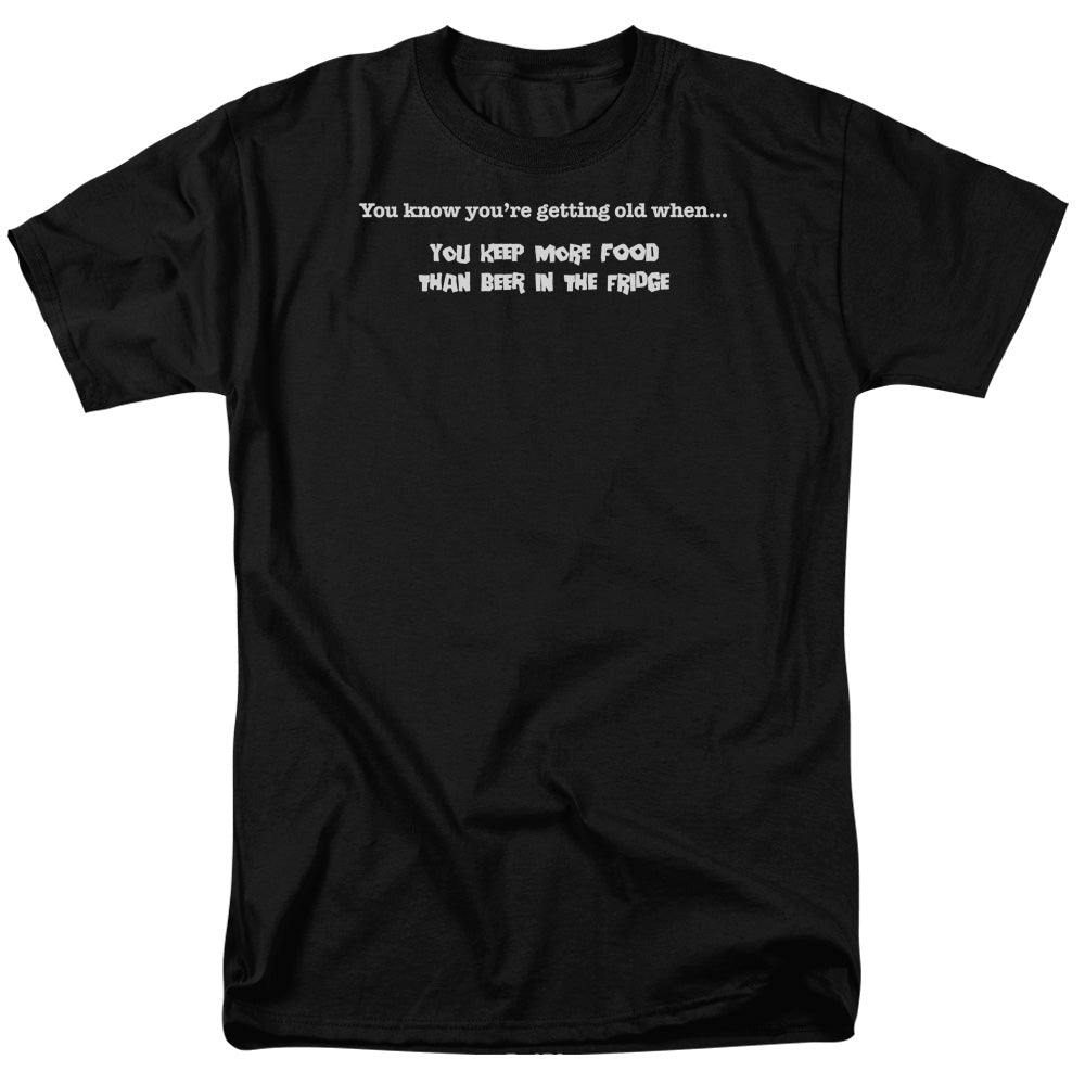 Getting Old In The Fridge - Short Sleeve Adult 18 - 1 - Black T-shirt
