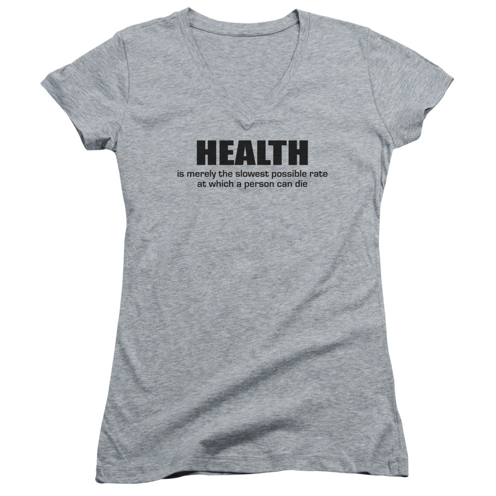 Health - Junior V-neck - Athletic Heather