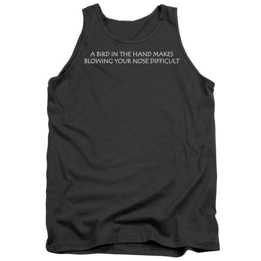 Bird In The Hand - Adult Tank - Charcoal
