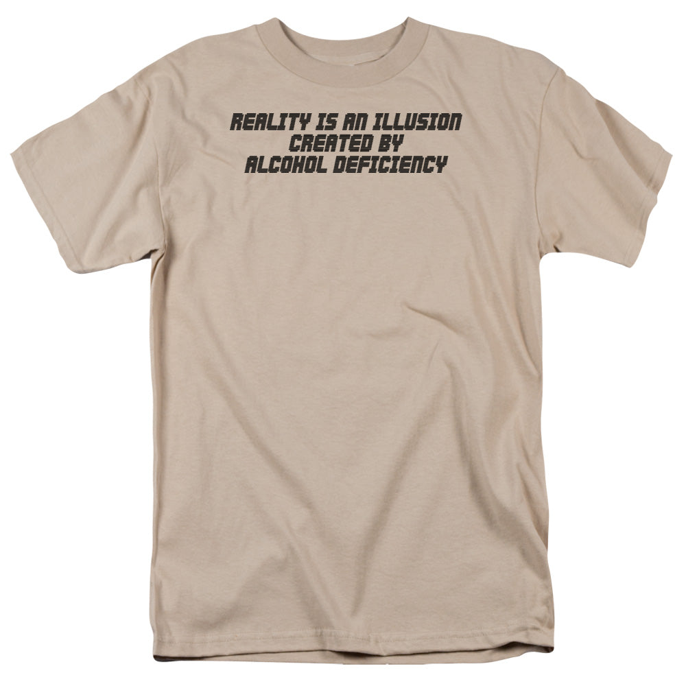 Reality Is An Illusion - Short Sleeve Adult 18 - 1 - Sand T-shirt