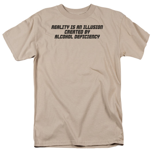 Reality Is An Illusion - Short Sleeve Adult 18 - 1 - Sand T-shirt