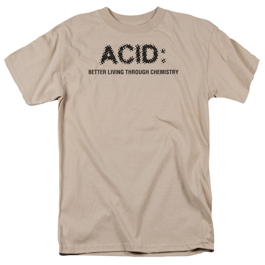 Acid - Short Sleeve Adult 18 - 1 - Sand T-shirt