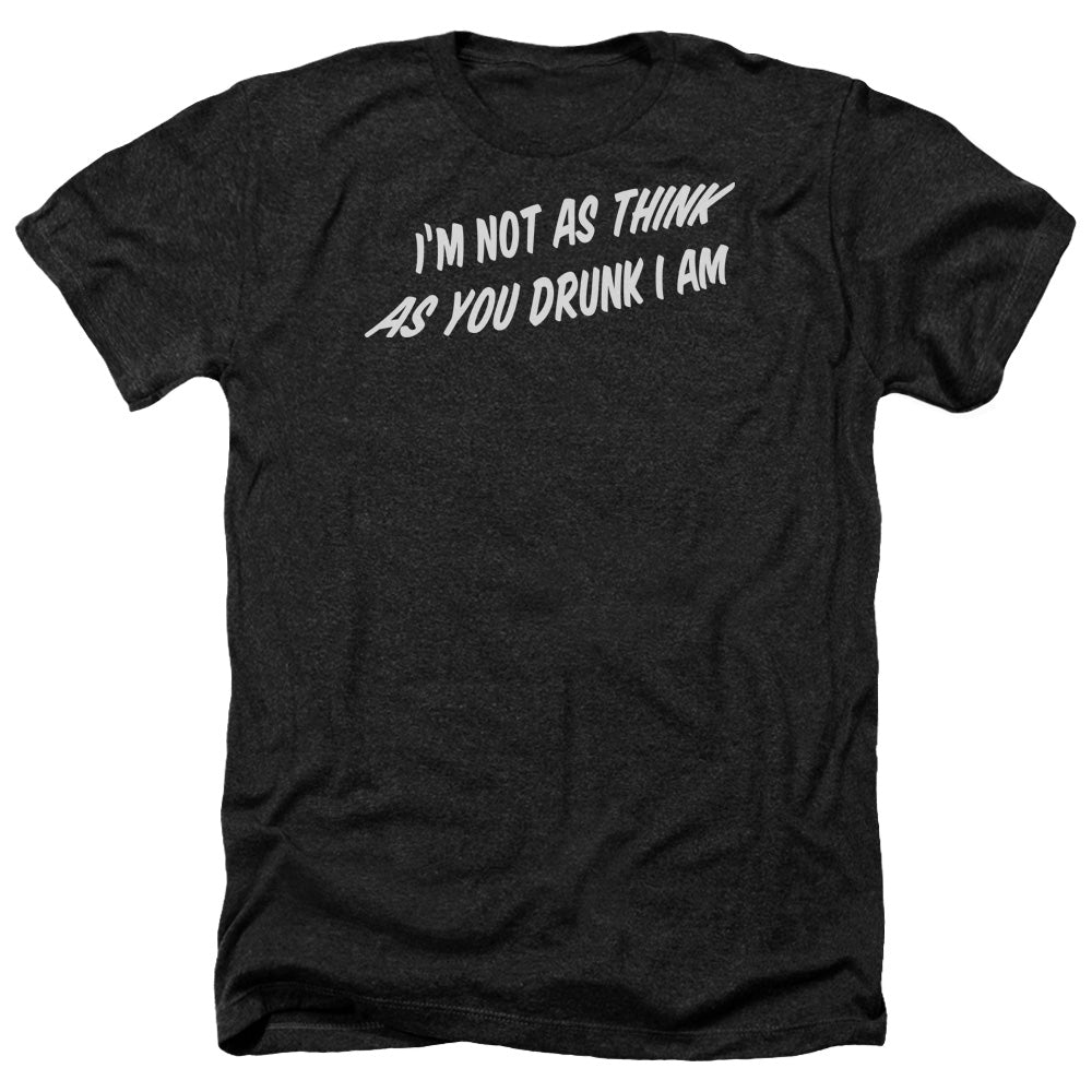 Think As You Drunk - Adult Heather-black