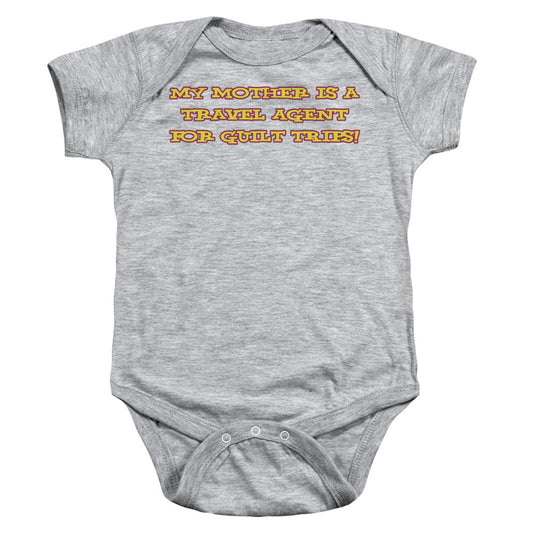 Mother Travel Agent - Infant Snapsuit - Athletic Heather
