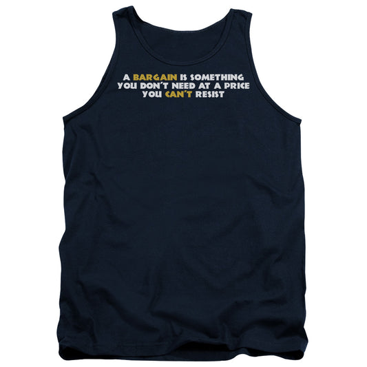 A Bargain - Adult Tank - Navy