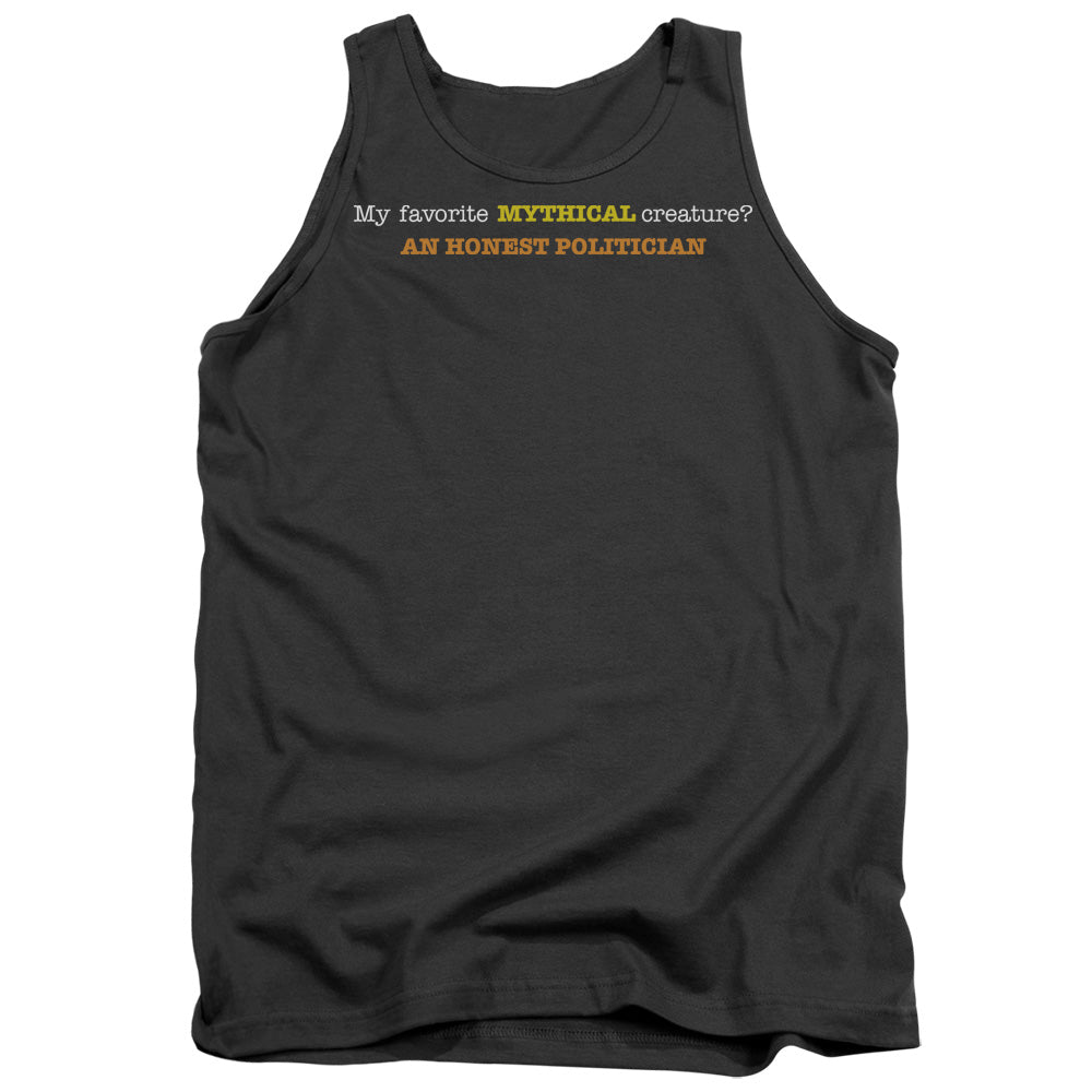 Honest Politician - Adult Tank - Charcoal