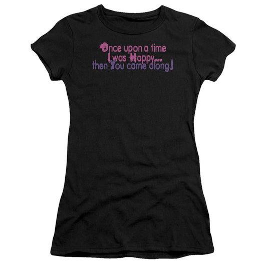 Once Upon A Time - Short Sleeve Junior Sheer - Black T-shirt