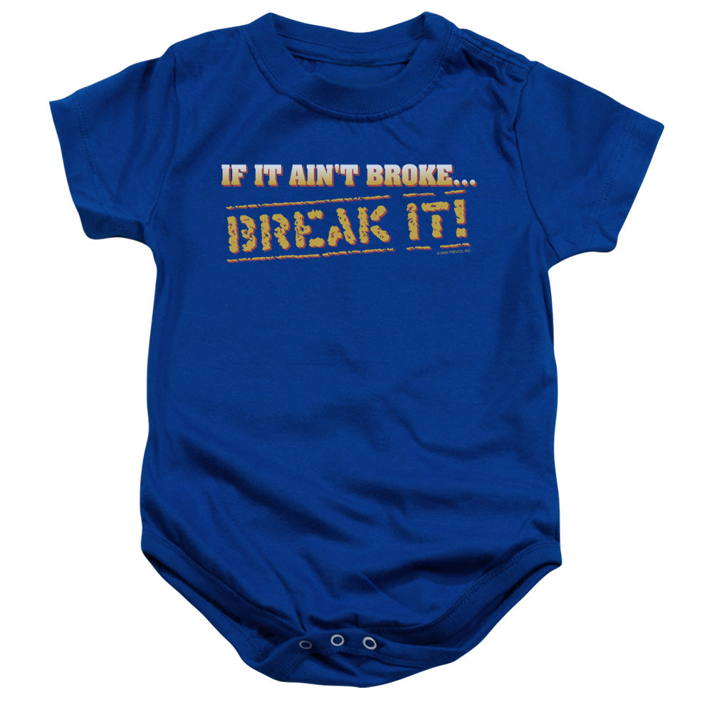 Break It - Infant Snapsuit - Royal Blue