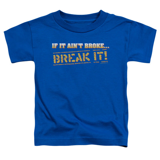 Break It - Short Sleeve Toddler Tee - Royal Blue T-shirt