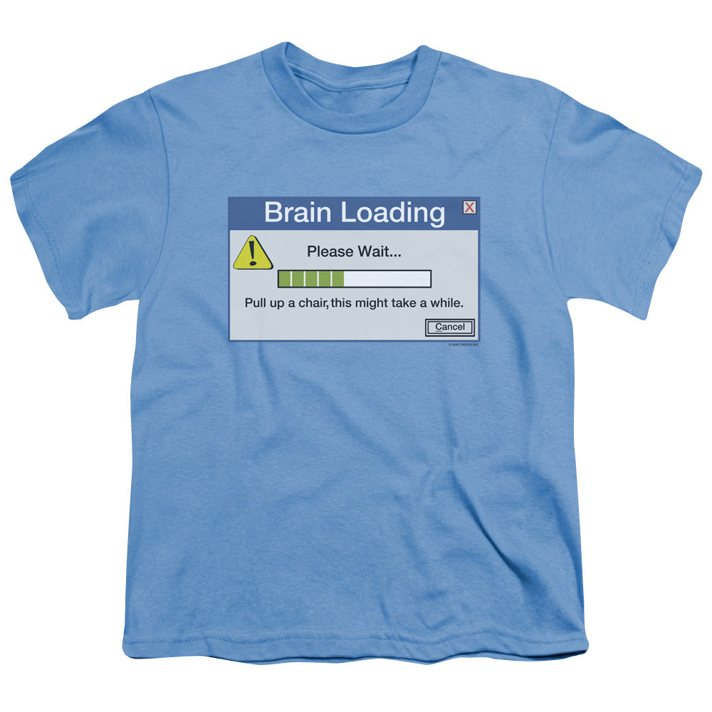 Brain Loading - Short Sleeve Youth 18 - 1 - Carolina Blue T-shirt