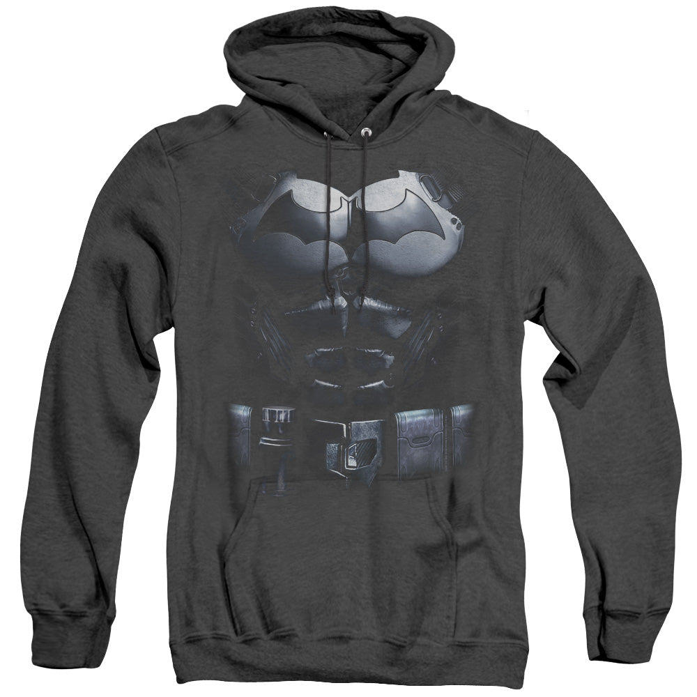 Batman Arkham Origins - Uniform - Adult Heather Hoodie - Black