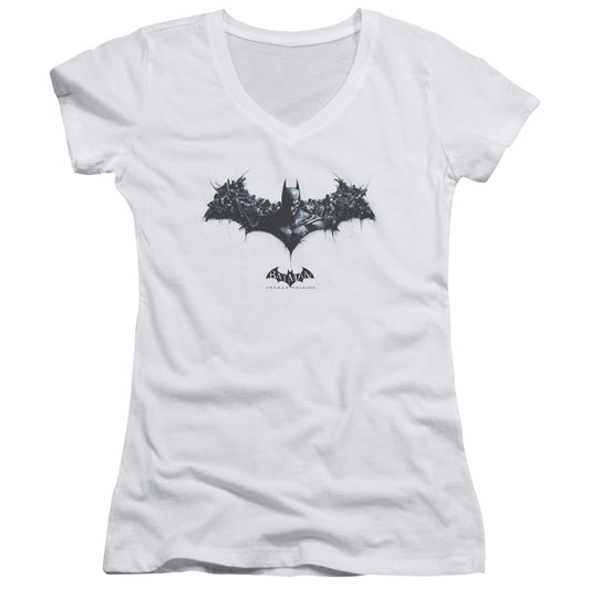 Batman Arkham Origins - Bat Of Enemies - Junior V-neck - White