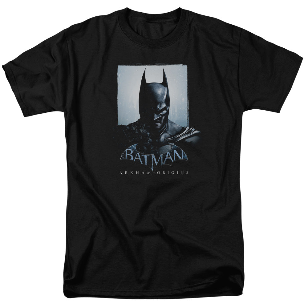 Batman Arkham Origins - Two Sides - Short Sleeve Adult 18/1 - Black T-shirt