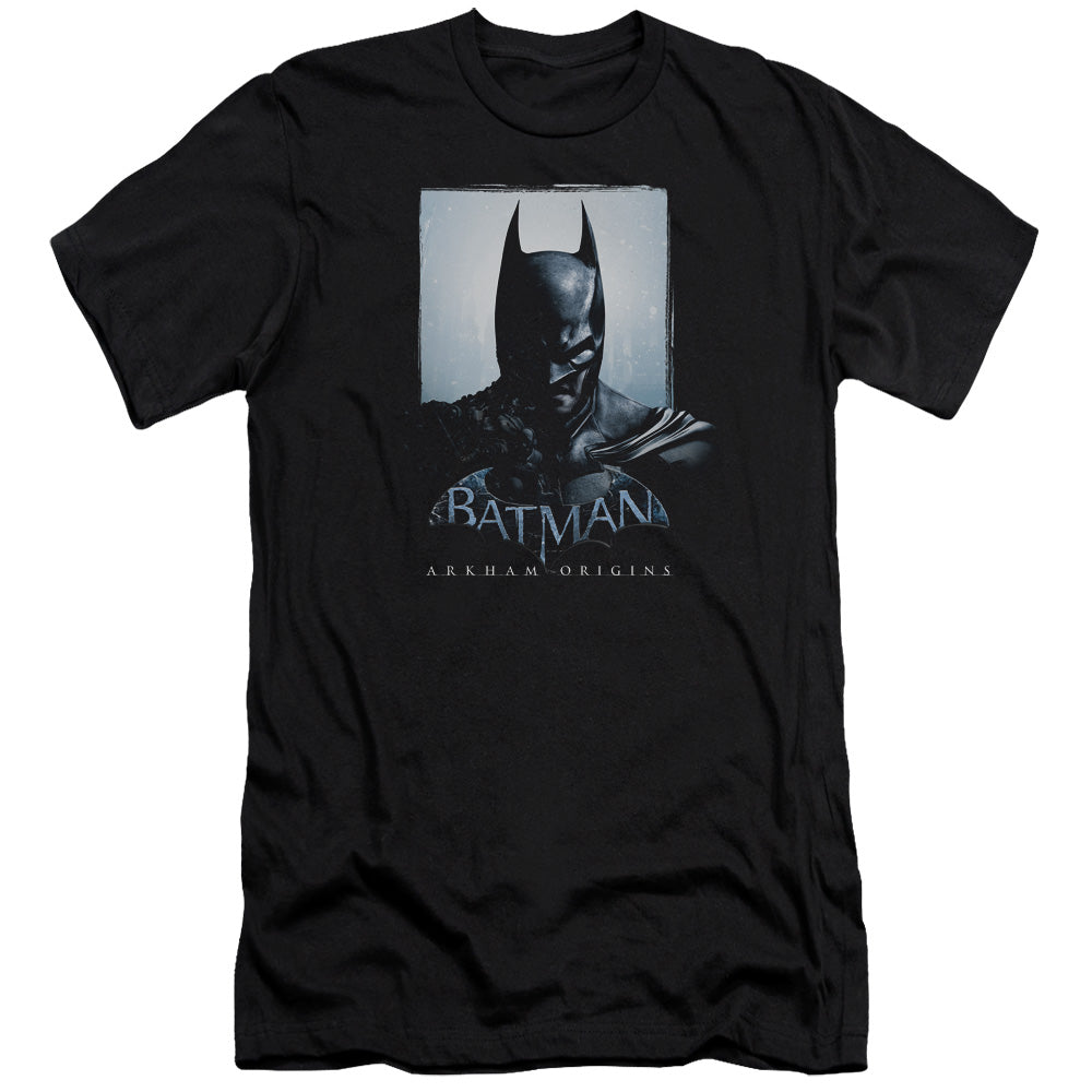 Batman Arkham Origins - Two Sides-premuim Canvas Adult Slim Fit 30/1 - Black