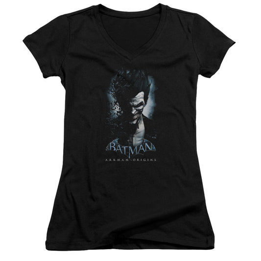 Batman Arkham Origins - Joker - Junior V-neck - Black