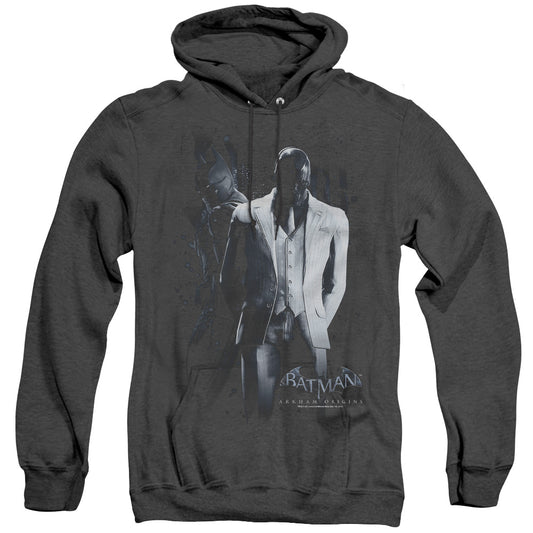 Batman Arkham Origins - Black Mask - Adult Heather Hoodie - Black