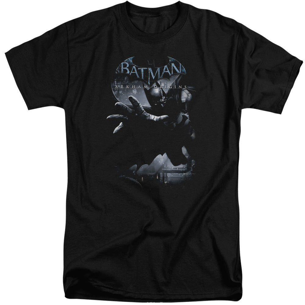 Batman Arkham Origins - Out Of The Shadows - Short Sleeve Adult Tall - Black T-shirt