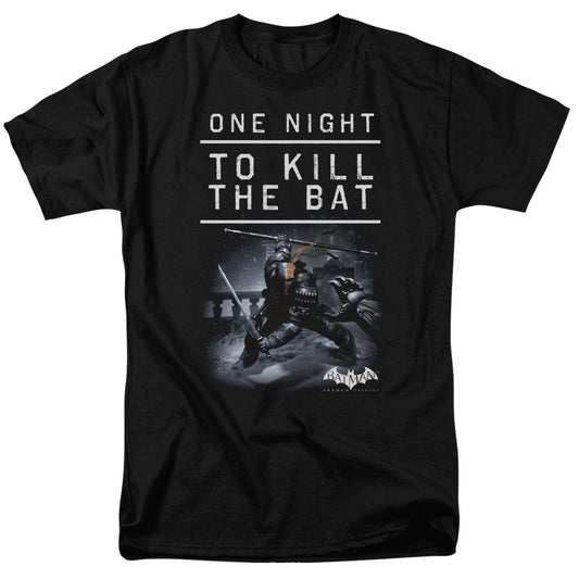 Batman Arkham Origins - One Night - Short Sleeve Adult 18/1 - Black T-shirt