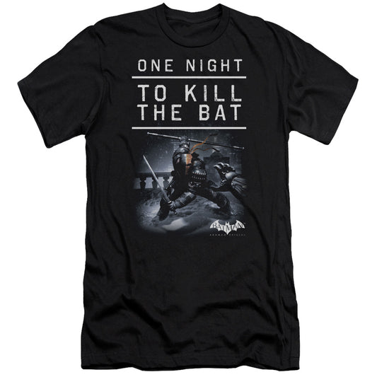 Batman Arkham Origins - One Night-premuim Canvas Adult Slim Fit 30/1 - Black