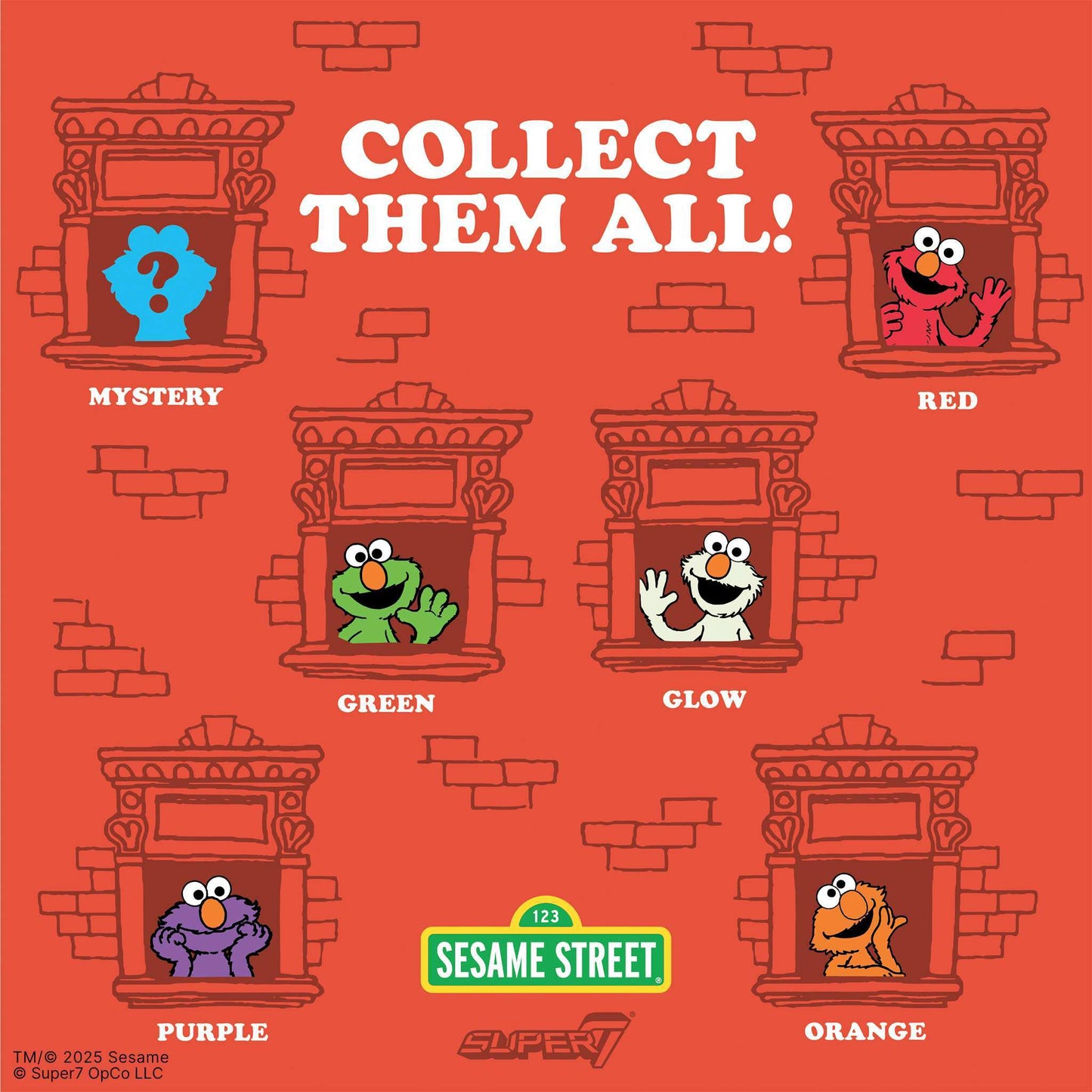 Sesame Street Blind Box Wave 04 - Elmo Individual Blind Box