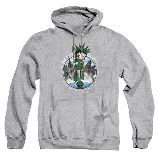 Betty Boop - Nyc - Adult Pull-over Hoodie - Athletic Heather