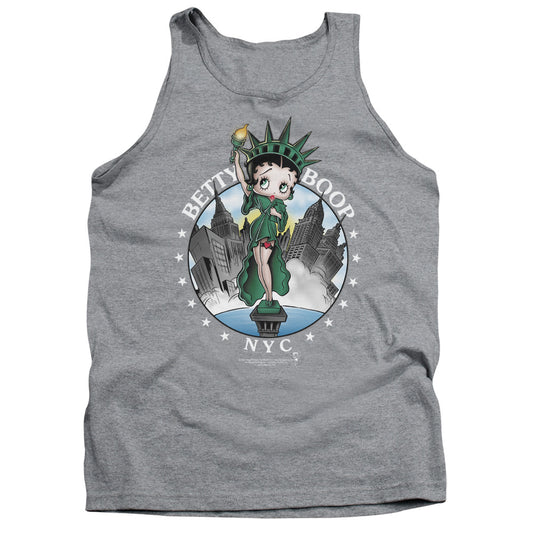 Betty Boop - Nyc - Adult Tank - Athletic Heather