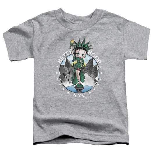 Betty Boop - Nyc - Short Sleeve Toddler Tee - Athletic Heather T-shirt