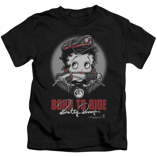 BETTY BOOP BORN TO RIDE - S/S JUVENILE 18/1 - BLACK - T-Shirt