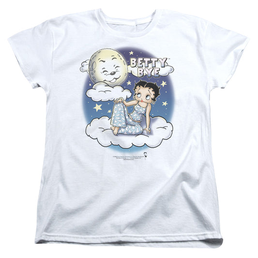 Betty Boop - Betty Bye - Short Sleeve Womens Tee - White T-shirt