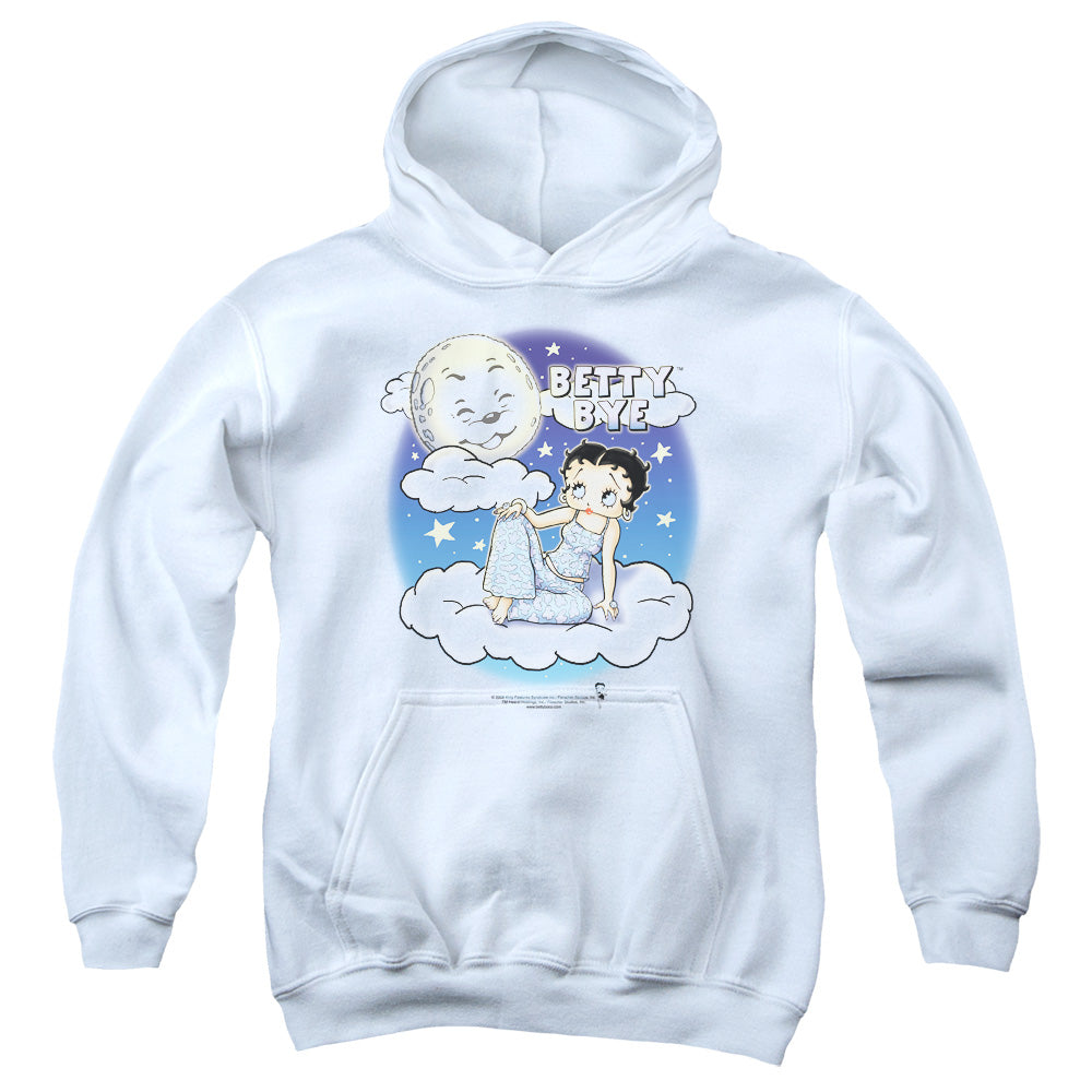 Betty Boop Betty Bye-youth Pull-over Hoodie - White