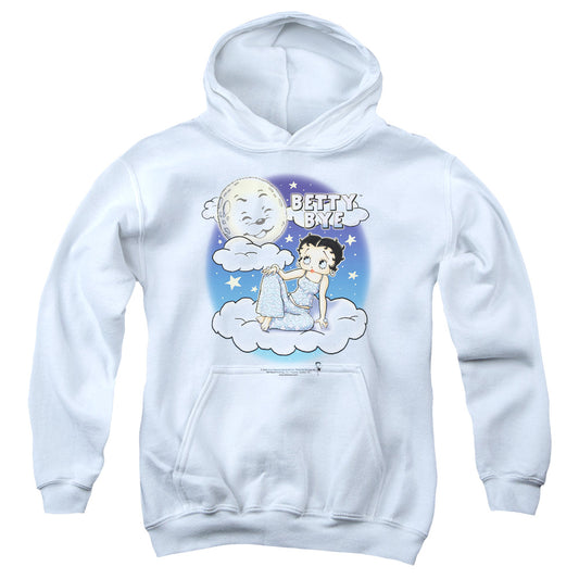 Betty Boop Betty Bye-youth Pull-over Hoodie - White