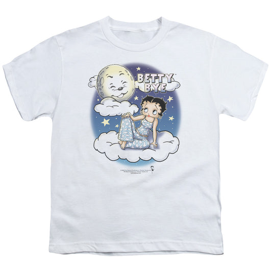 Betty Boop - Betty Bye - Short Sleeve Youth 18/1 - White T-shirt