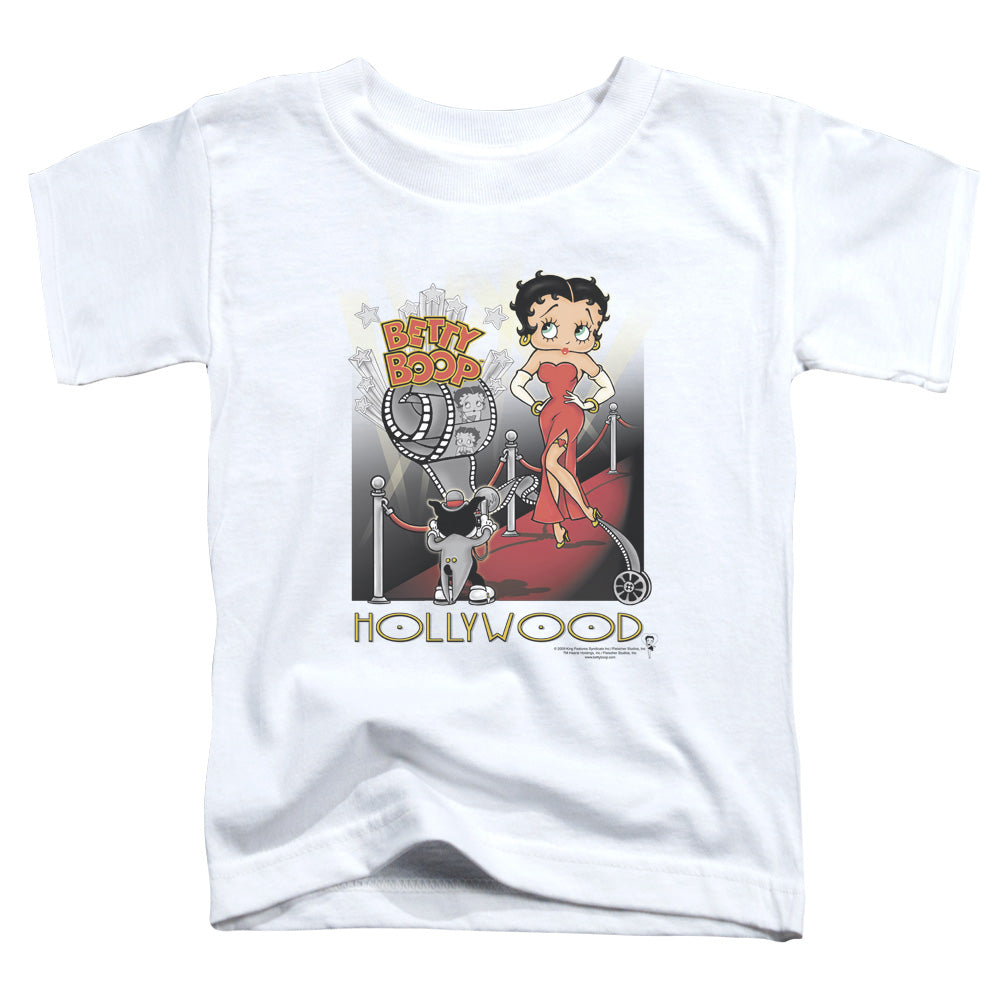 Betty Boop - Hollywood - Short Sleeve Toddler Tee - White T-shirt