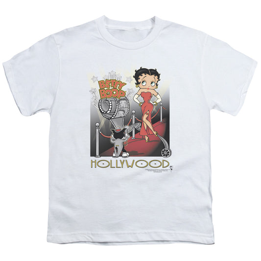 Betty Boop - Hollywood - Short Sleeve Youth 18/1 - White T-shirt