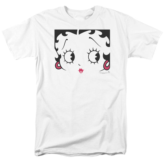 Betty Boop - Close Up - Short Sleeve Adult 18/1 - White T-shirt