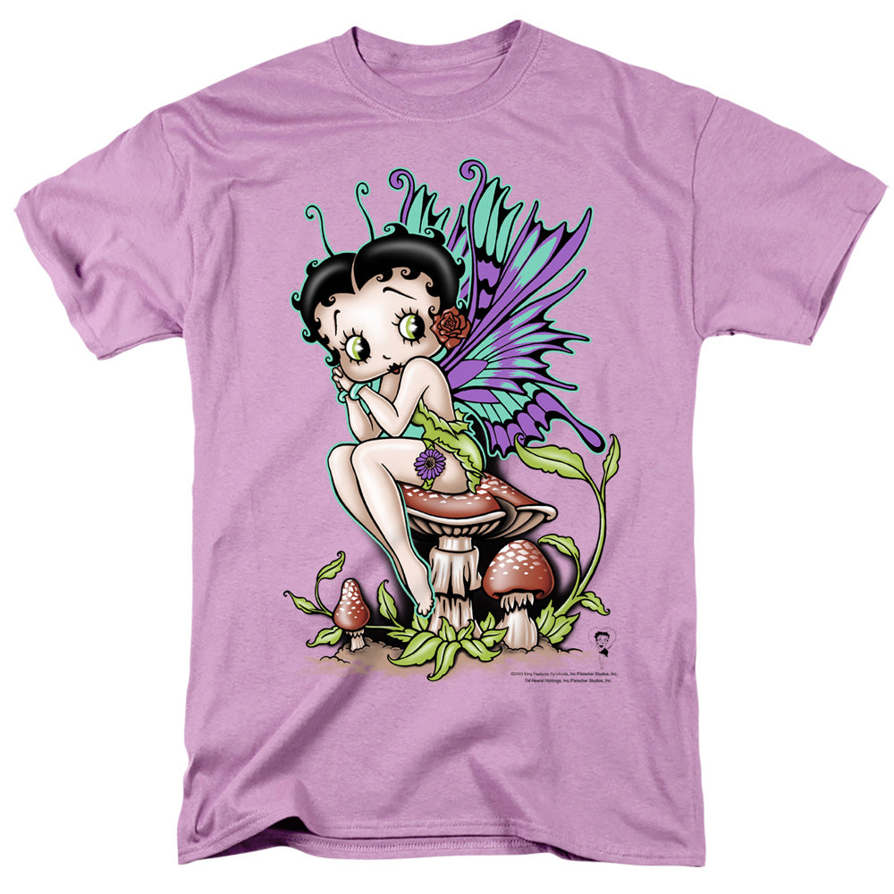 Betty Boop - Fairy - Short Sleeve Adult 18/1 - Lavendar T-shirt