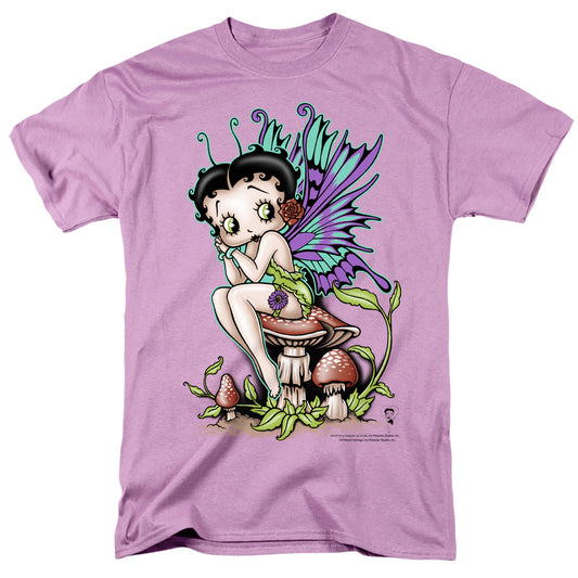 Betty Boop - Fairy - Short Sleeve Adult 18/1 - Lavendar T-shirt