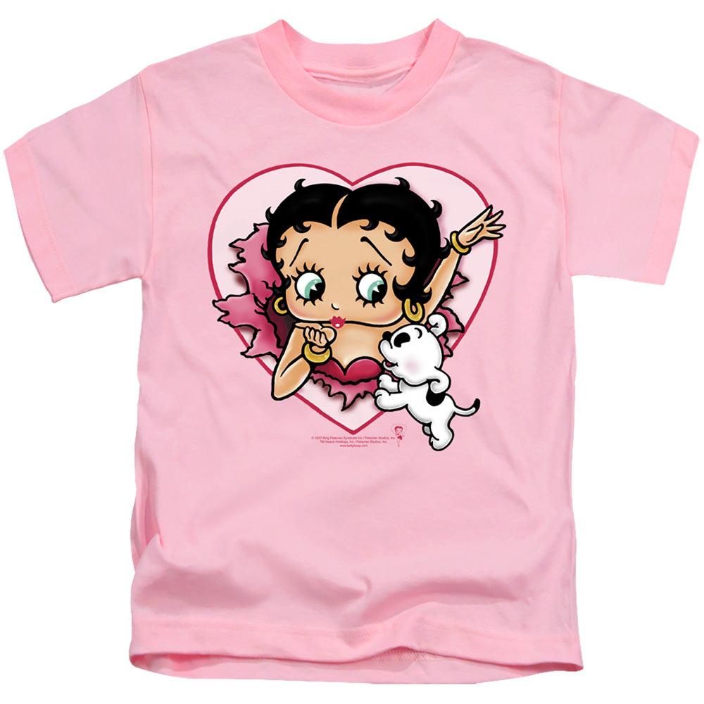 BETTY BOOP I LOVE BETTY - S/S JUVENILE 18/1 - PINK - T-Shirt