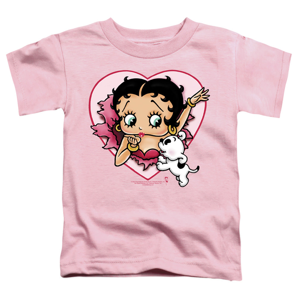 Betty Boop - I Love Betty - Short Sleeve Toddler Tee - Pink T-shirt