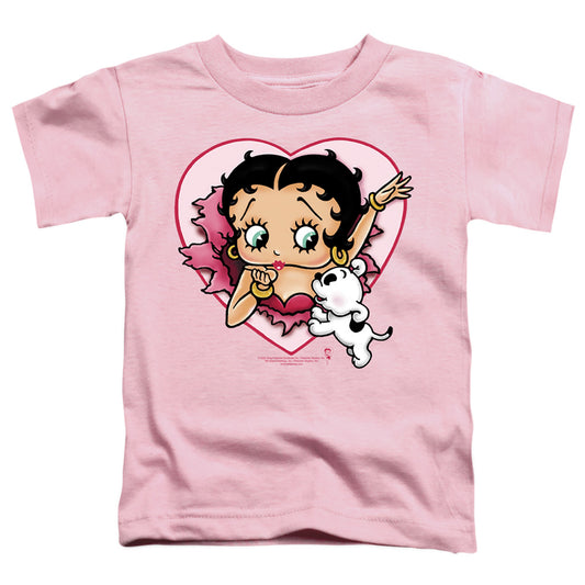 Betty Boop - I Love Betty - Short Sleeve Toddler Tee - Pink T-shirt