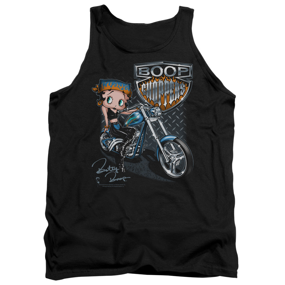 Betty Boop - Choppers - Adult Tank - Black