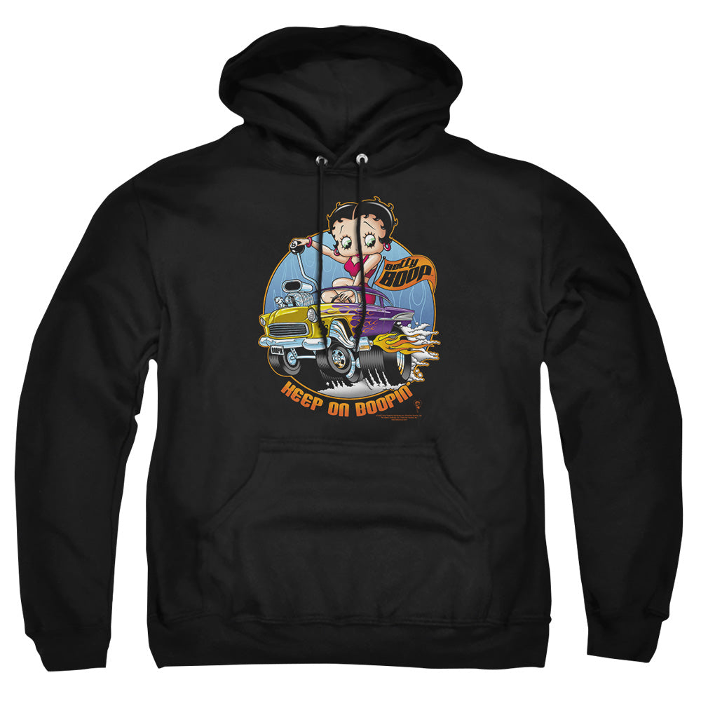 Betty Boop - Keep On Boopin - Adult Pull-over Hoodie - Black