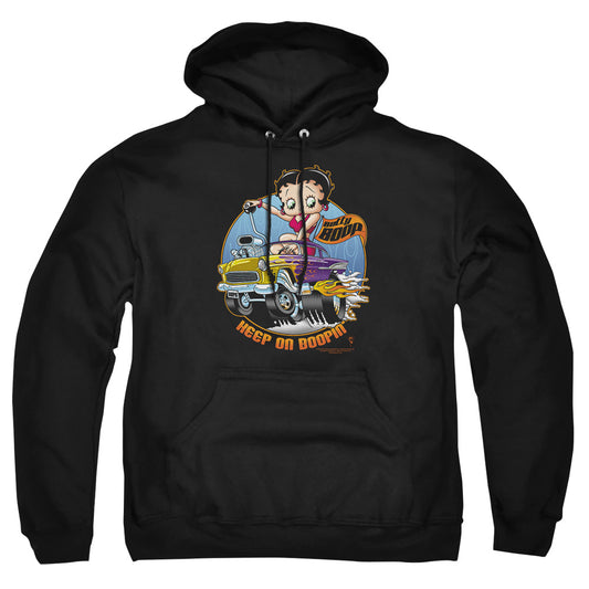 Betty Boop - Keep On Boopin - Adult Pull-over Hoodie - Black