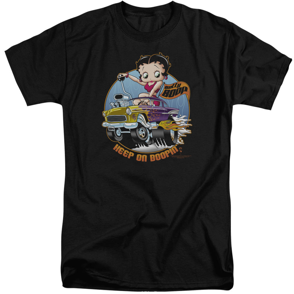 Betty Boop - Keep On Boopin - Short Sleeve Adult Tall - Black T-shirt