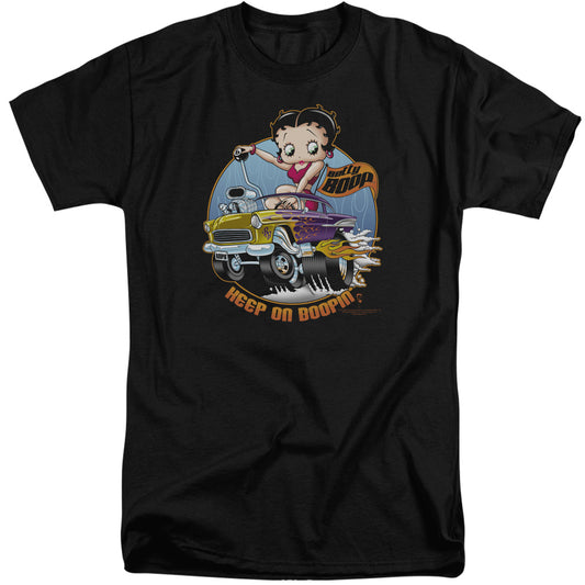 Betty Boop - Keep On Boopin - Short Sleeve Adult Tall - Black T-shirt