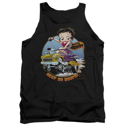 Betty Boop - Keep On Boopin - Adult Tank - Black