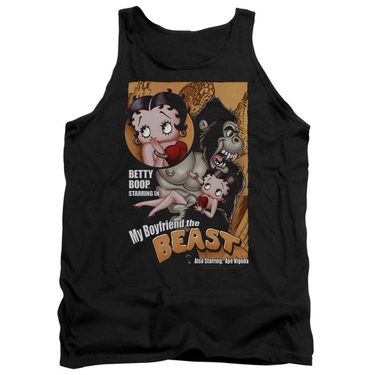 Betty Boop - Boyfriend The Beast - Adult Tank - Black